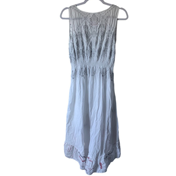 Johnny Was 3J Workshop Embroidered Tunic Tank Top, size Large - Picture 2 of 6